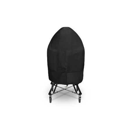 Eevelle Meridian Komado Ceramic Grill Cover, Charcoal Gray, 22 in L x 22 in W x 40 in H MDBCGL-CHL